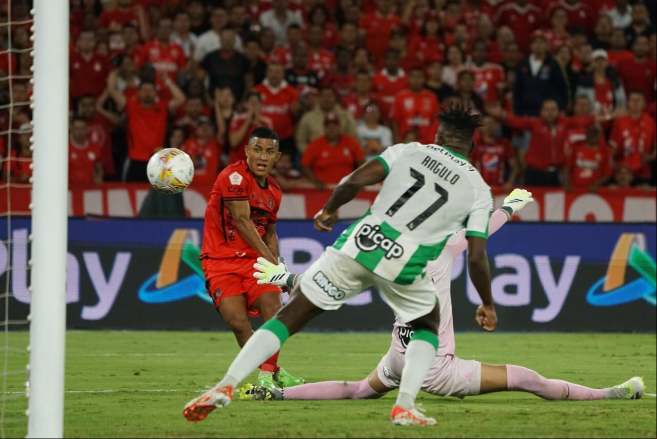 Imagen partido América Vs. Nacional e la fecha 14 de la Liga Betplay II-2023.