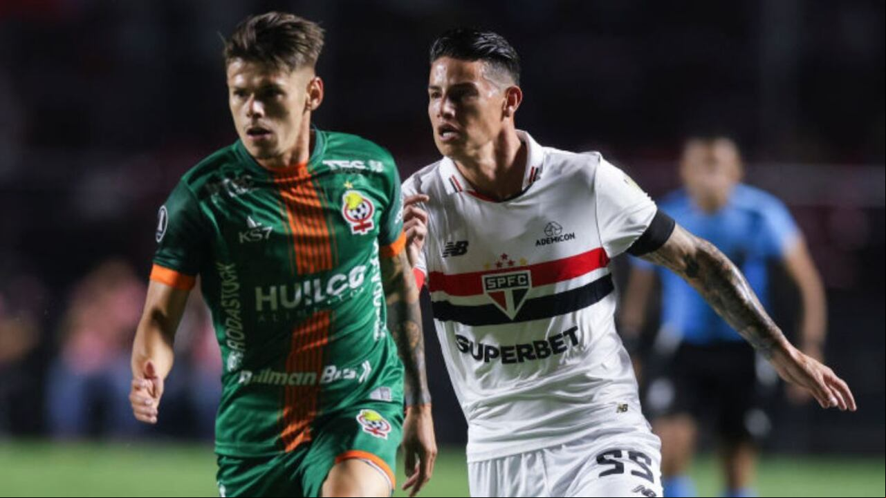 James en la Libertadores.