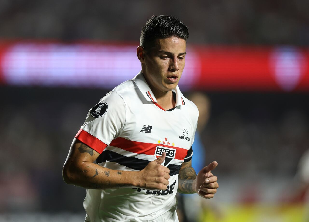 James Rodríguez, actualmente, juega en el fútbol brasileño (Sao paulo).