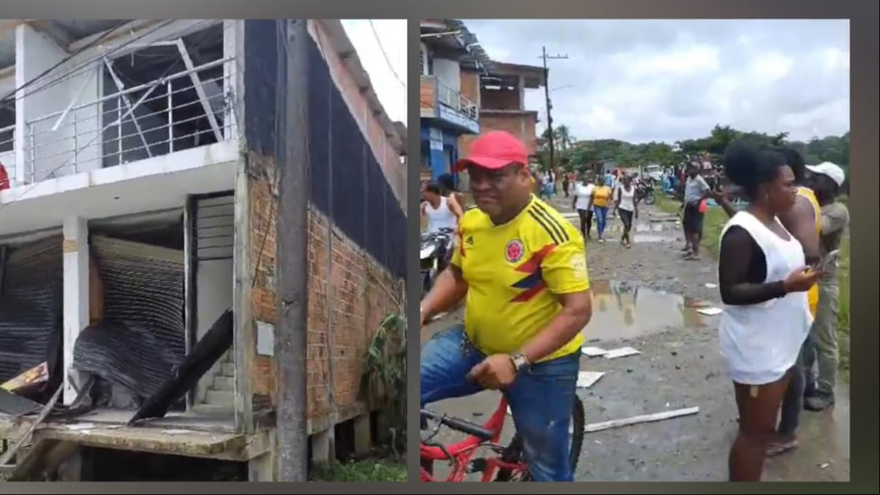 Más de 200 viviendas afectadas tras atentado terrorista con explosivos en Timbiquí, Cauca.