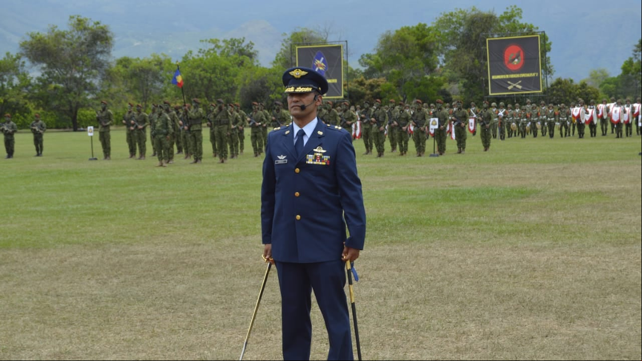 El brigadier general de la Fuerza Aérea, Pedro Arnulfo Sánchez Suárez, asumió como nuevo comandante de Operaciones Especiales de las FF.MM.