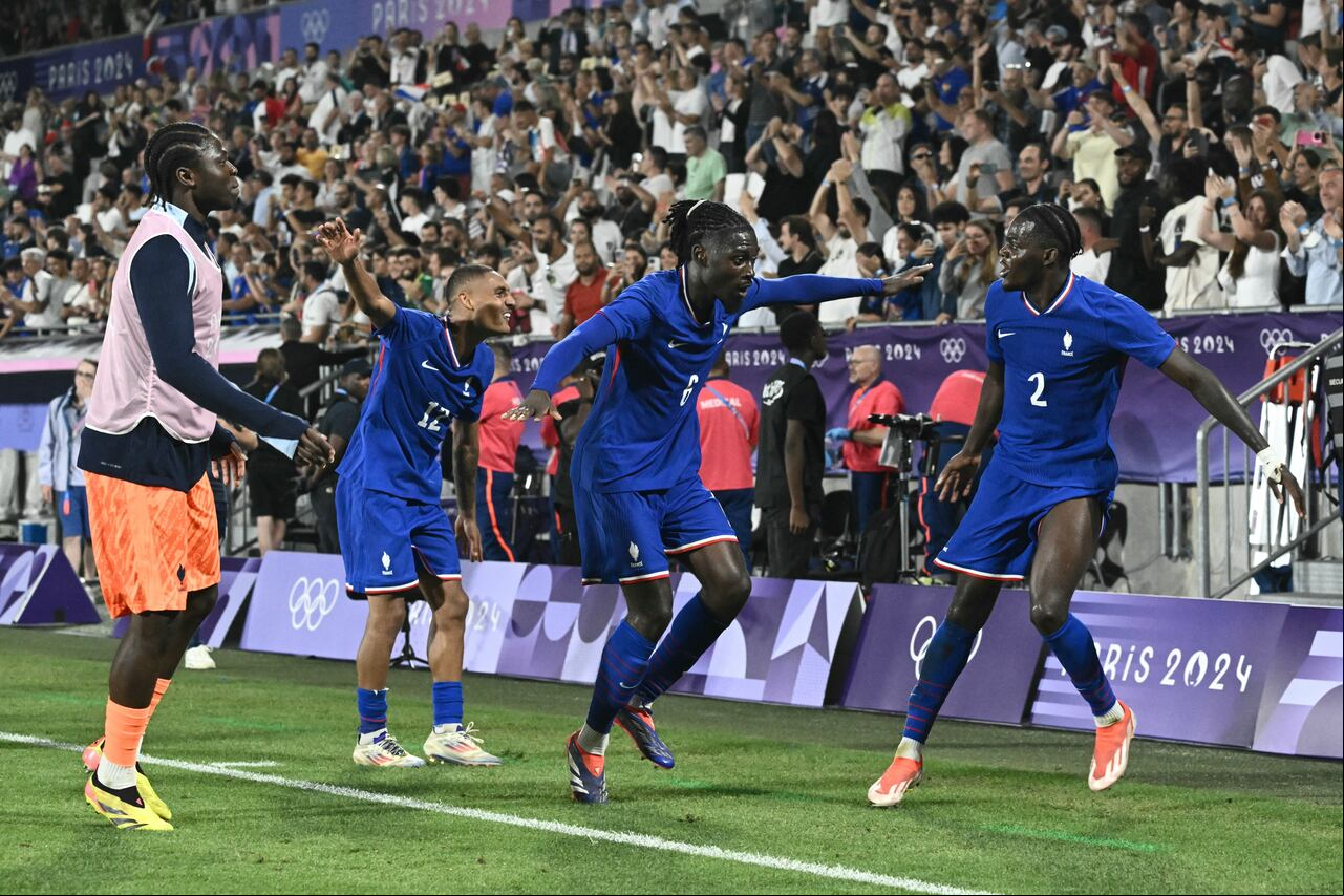 Argentina vs Francia - fútbol cuartos de final - Juegos Olímpicos de París 2024.