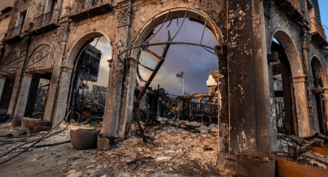 antes y después incendio