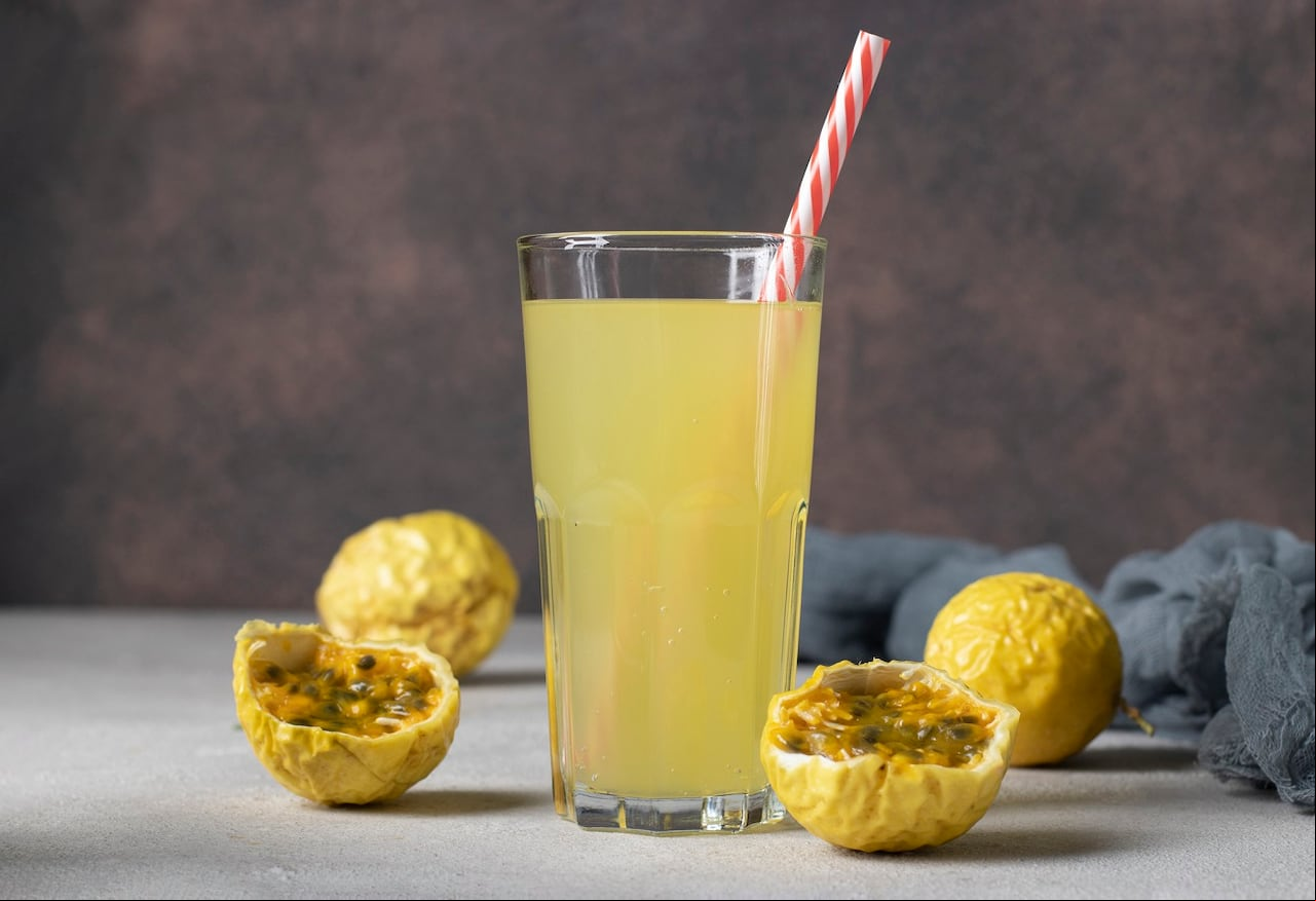 Agua de maracuyá