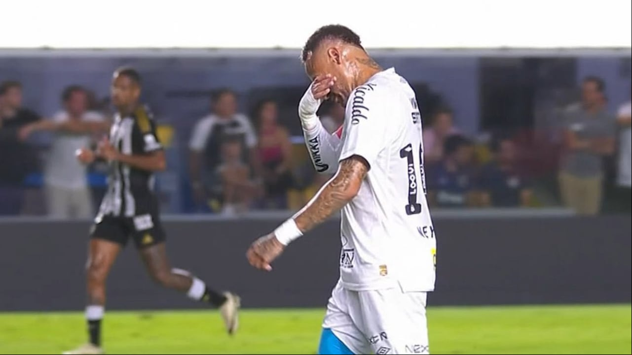 Neymar Jr. se lesionó nuevamente