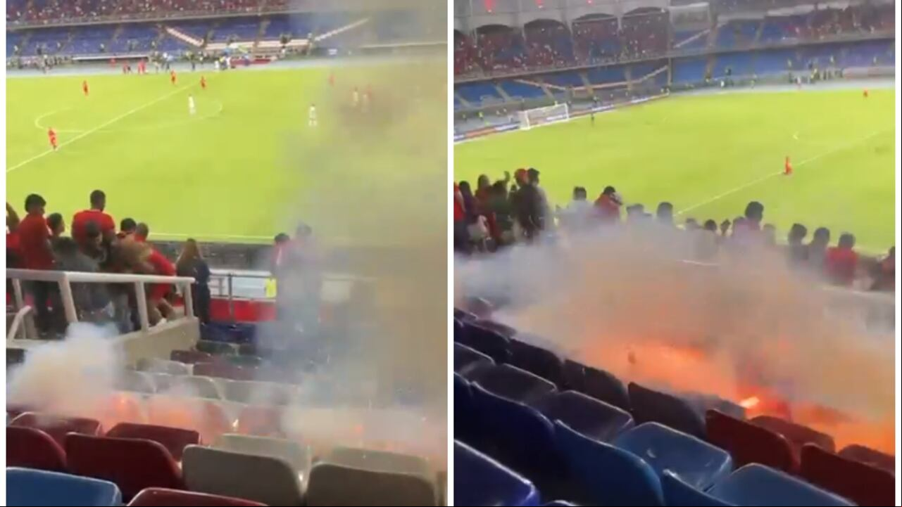 Una explosión de pólvora puso en peligro a los aficionados en el estadio Pascual Guerrero.