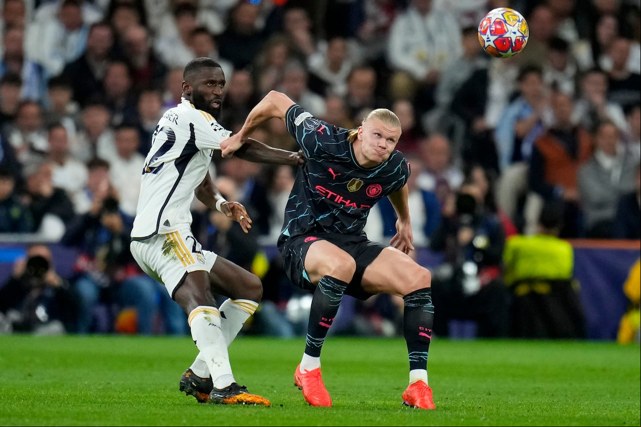 Champions League partido de ida cuartos de final entre Real Madrid y Manchester City