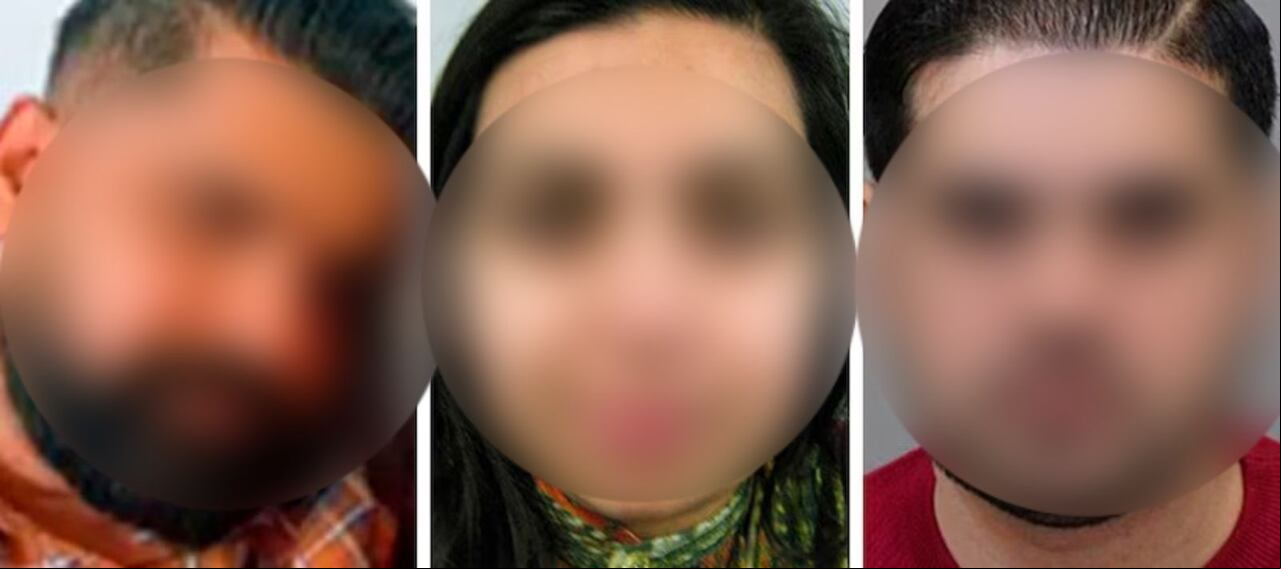Urfan Sharif, de 42 años, Beinash Batool, de 30, y Faisal Malik, de 29 años.