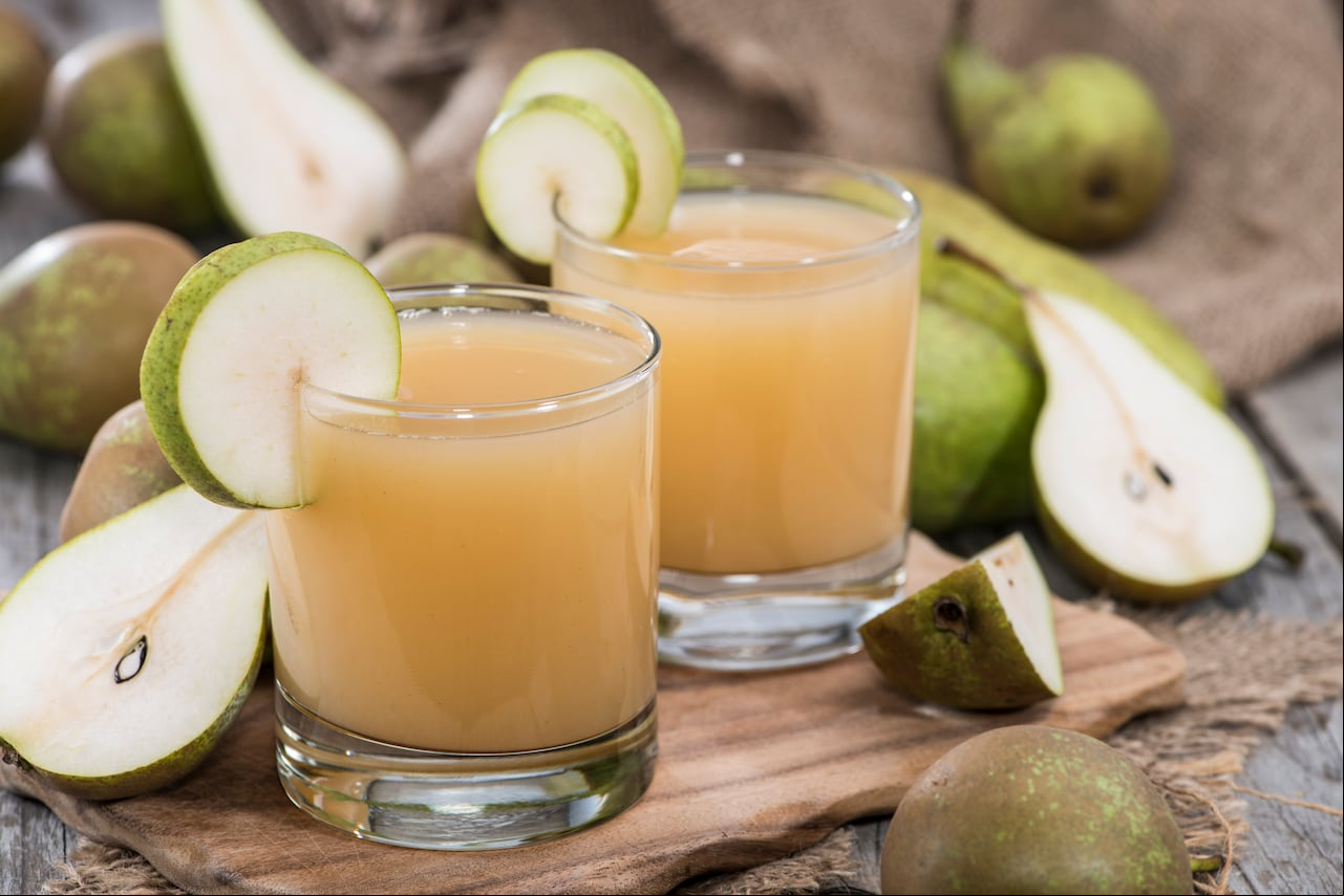 jugo de pera
