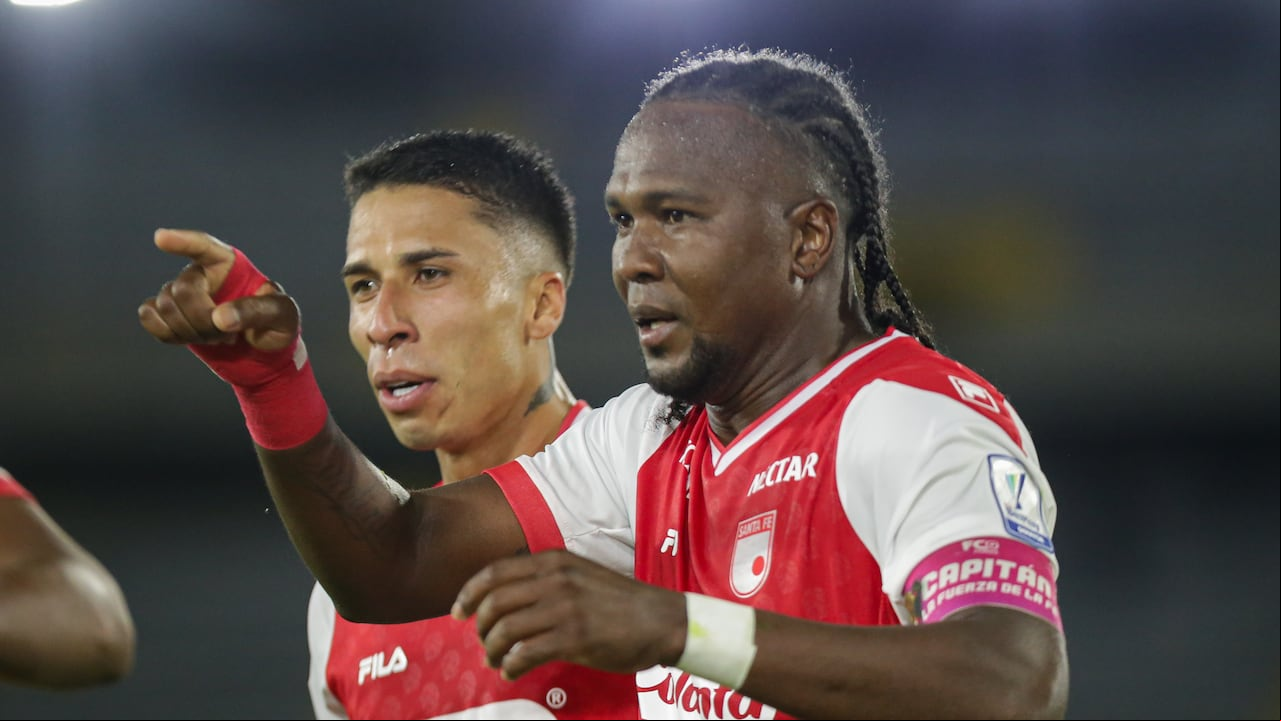 Bogotá. Noviembre 08 de 2024. Independiente Santa Fe enfrenta a Once Caldas, por encuentro válido de la Liga BetPlay II 2024 de la fecha 17, en el estadio Nemesio Camacho El Campin. (Colprensa - Cristian Bayona).