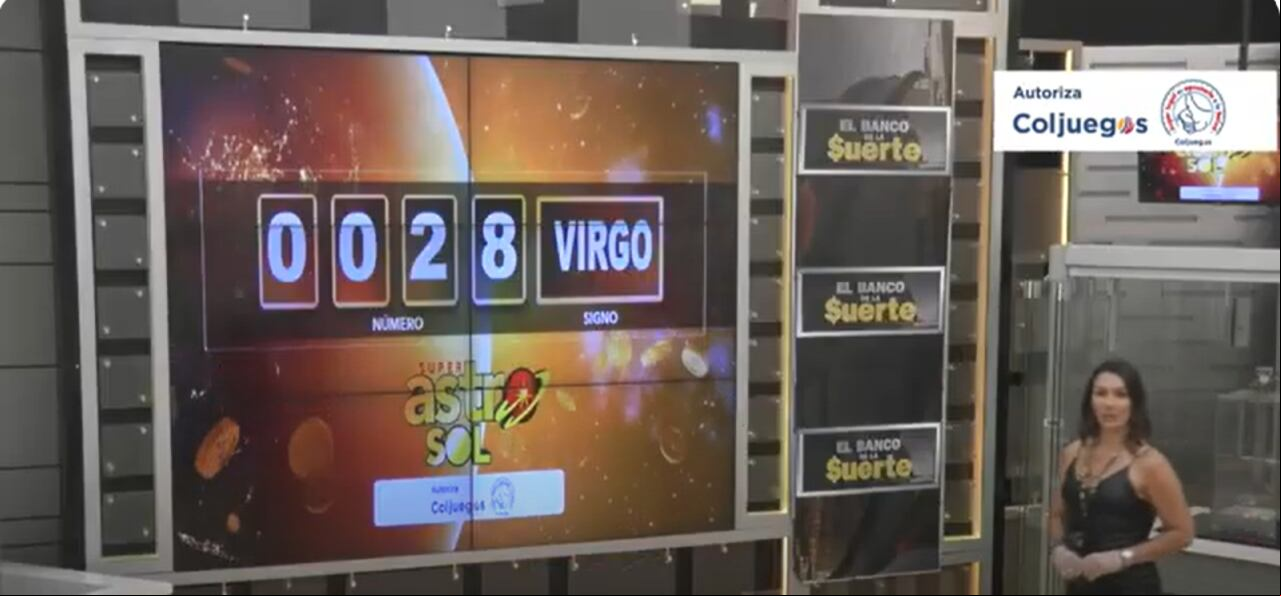 Estos son los resultados del Sorteo Astro Sol que se jugó en la tarde del lunes.