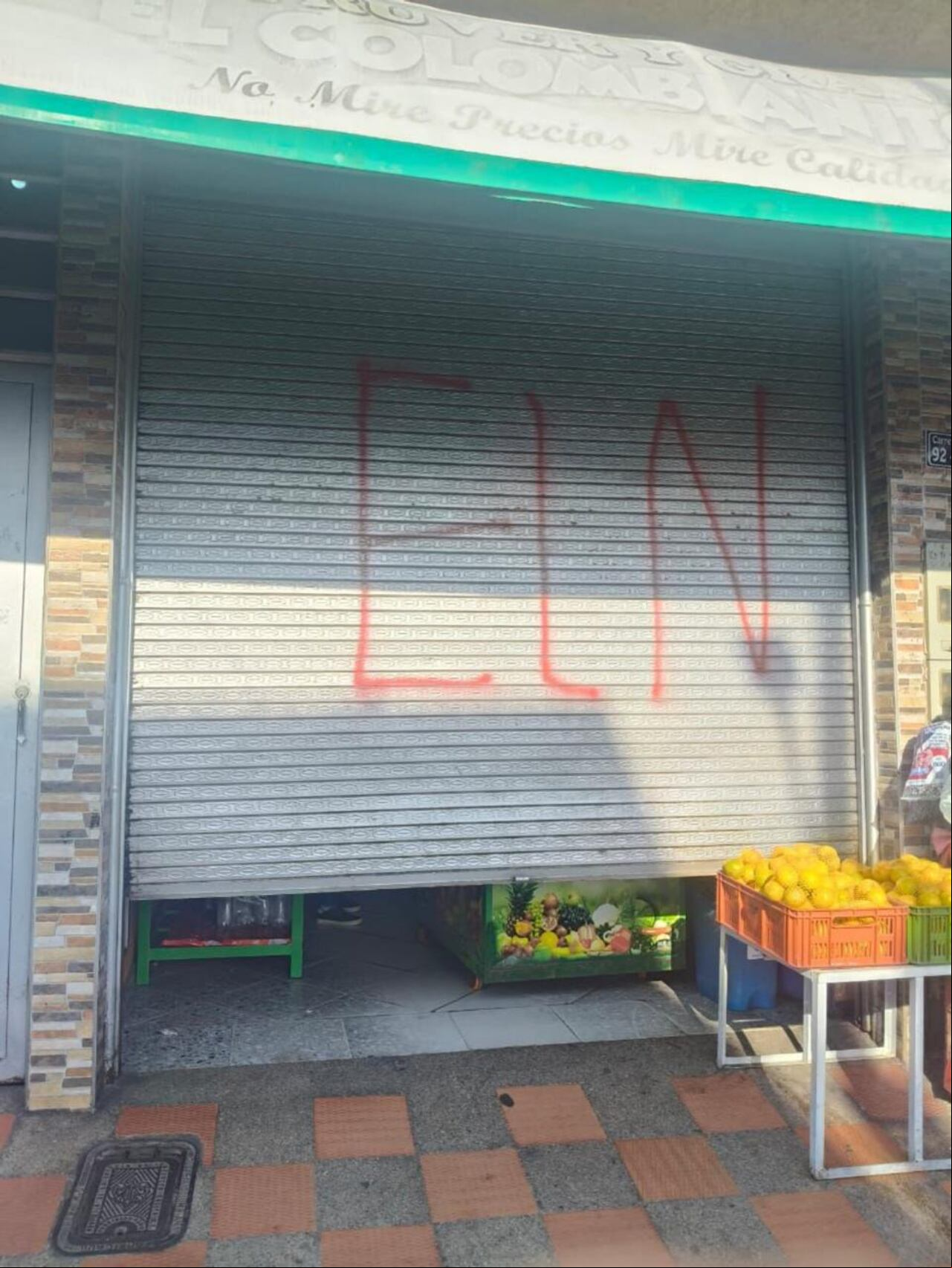 Las autoridades se encuentran tras la pista de la organización que realizó los grafitis alusivos al ELN.