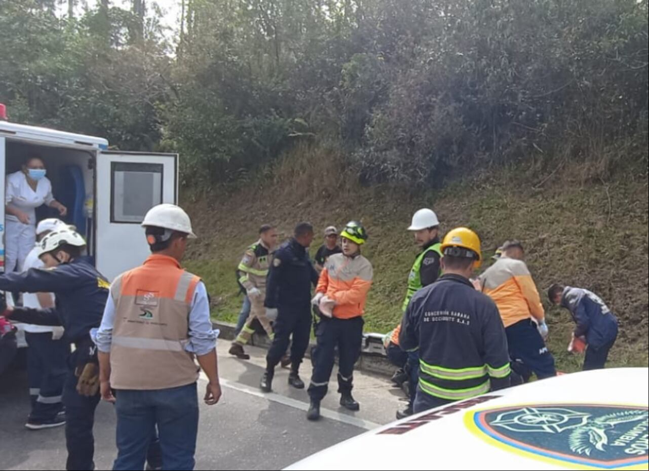 Accidente en vía Bogotá-Villeta