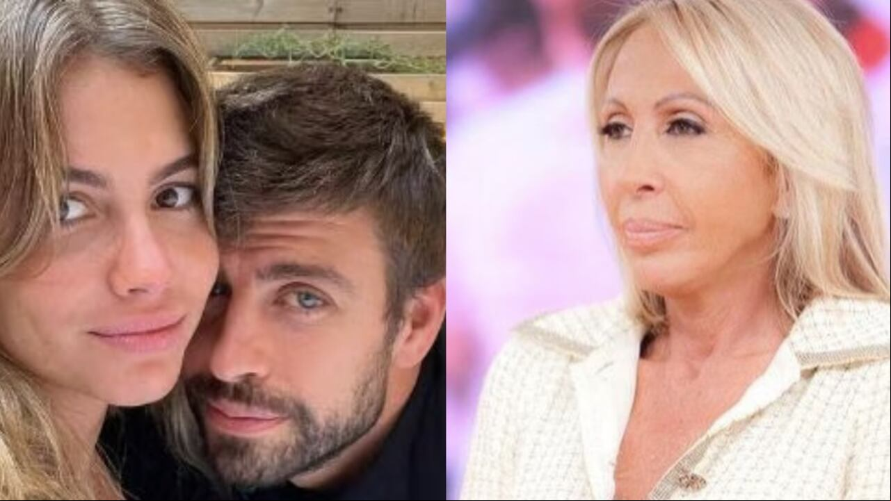La pareja de españoles y la presentadora Laura Bozzo.