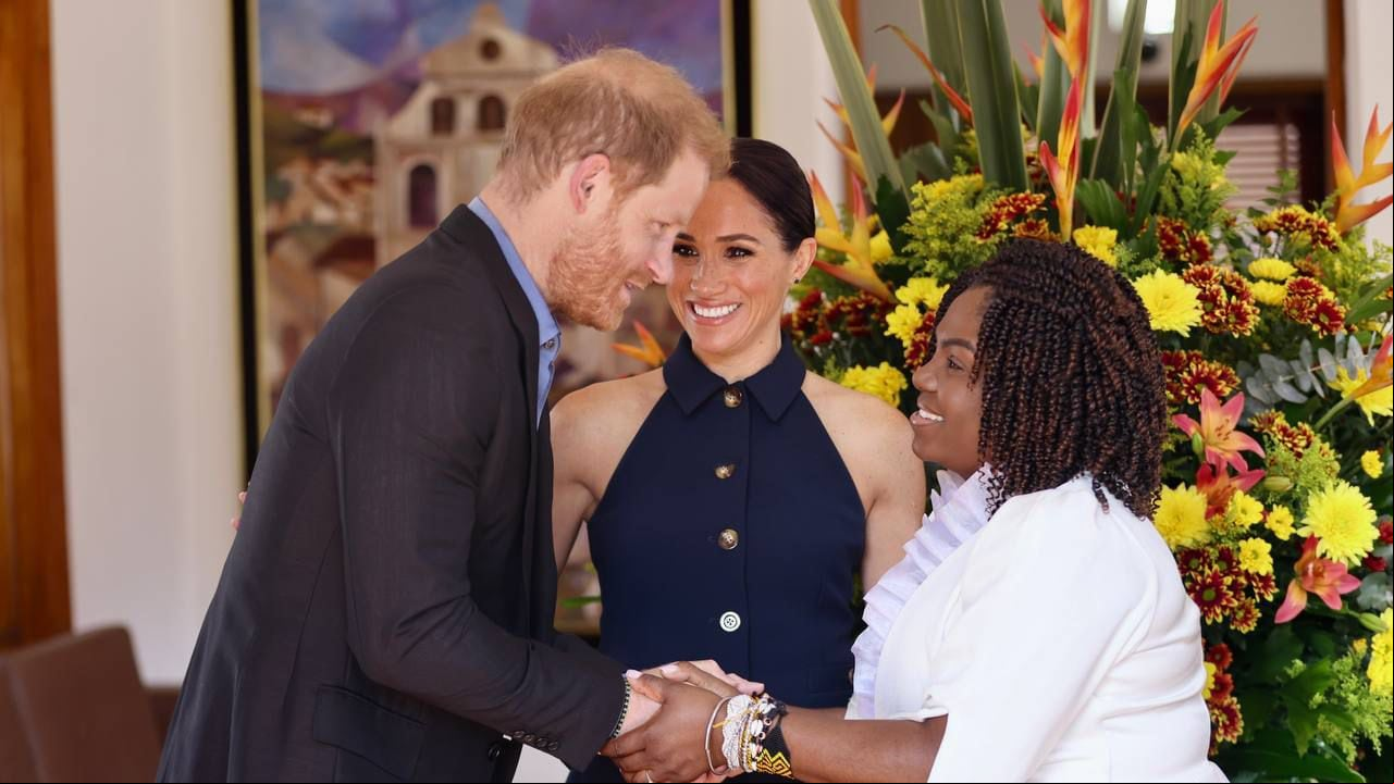 Encuentro de la Vicepresidenta y Ministra de Igualdad y Equidad, Francia Elena Márquez Mina y el príncipe Harry y Meghan, duque y duquesa de Sussex