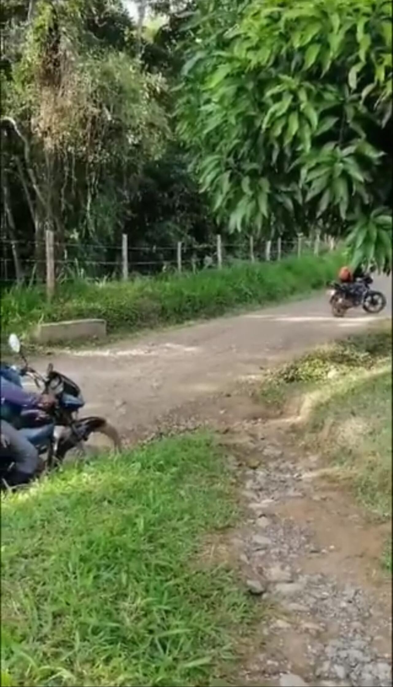 Algunos habitantes del Cauca tuvieron que parar su camino por los enfrentamientos que se estaban presentando.