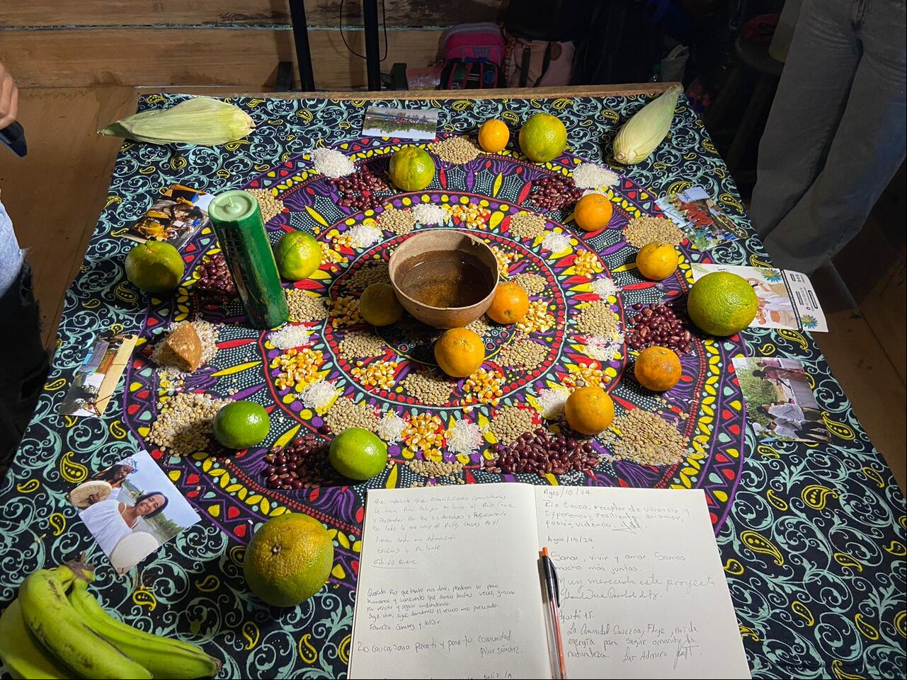 La sanación del río Cauca se ha adelantado a través de ofrendas y música realizadas por las comunidades.