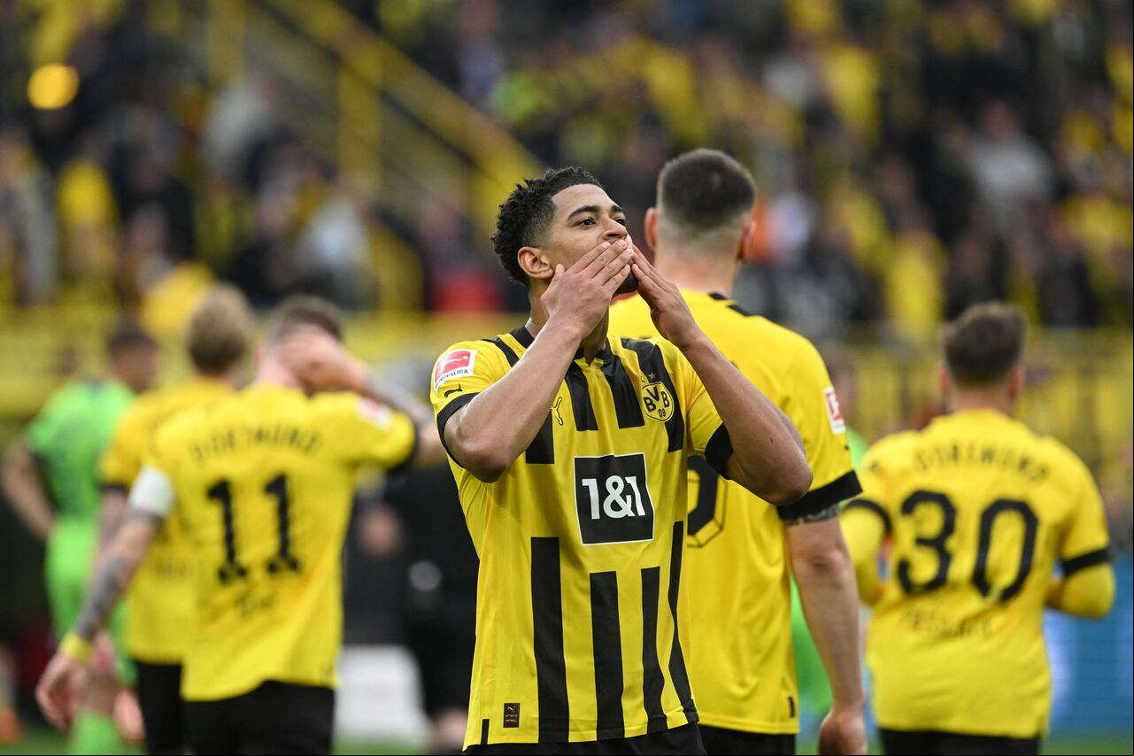 Imagen del partido entre Borussia Dortmund y Wolfsburgo - Bundesliga 2022-2023.