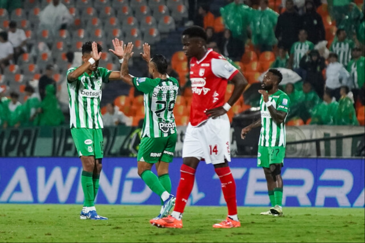 Nacional vs. Santa Fe - Fecha 1 de las finales en la Liga Betplay 2024-II