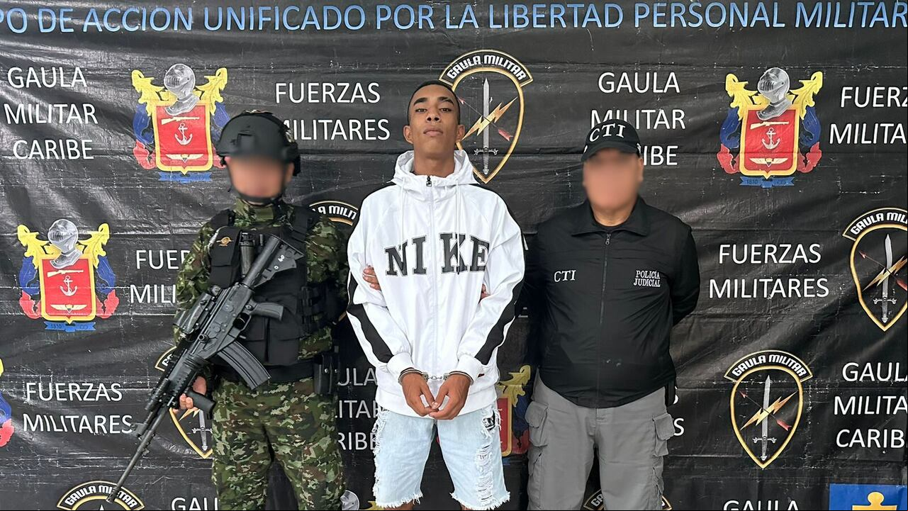 Esta es la persona que fue capturada por las autoridades y se le señala de ser el presunto secuestrador del menor de 16 años. Es oriundo de Cali y está próximo a cumplir 20 años en octubre.