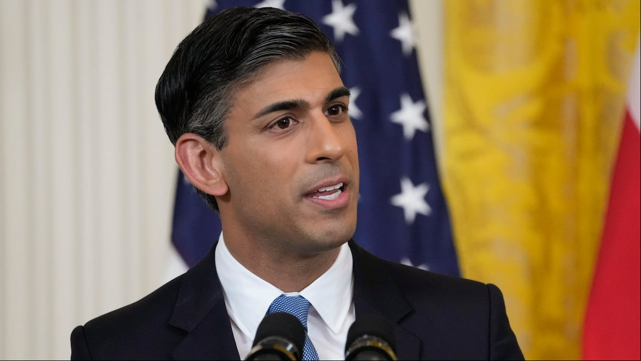 President Joe Bide with British Prime Minister Rishi Sunak