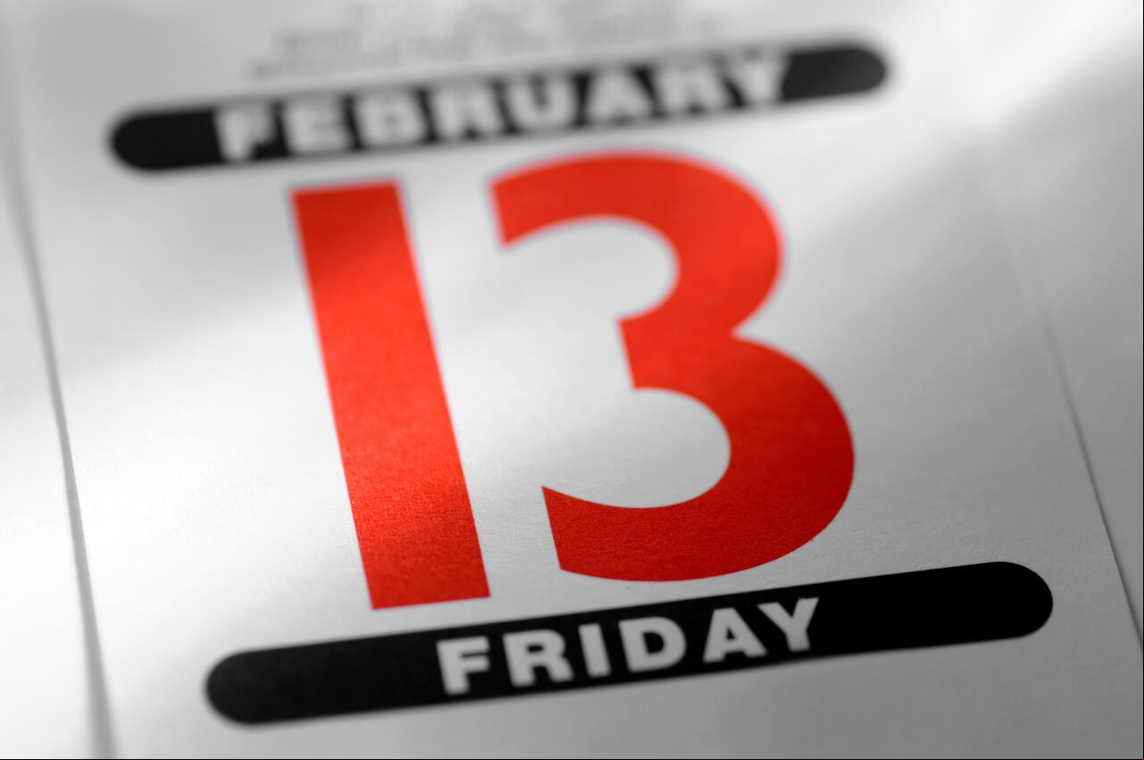 Calendario viernes 13