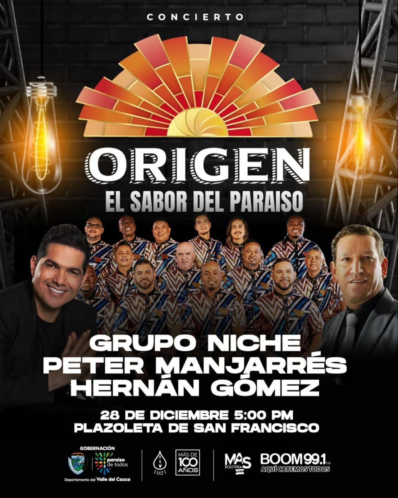Concierto gratuito de la Gobernación del Valle