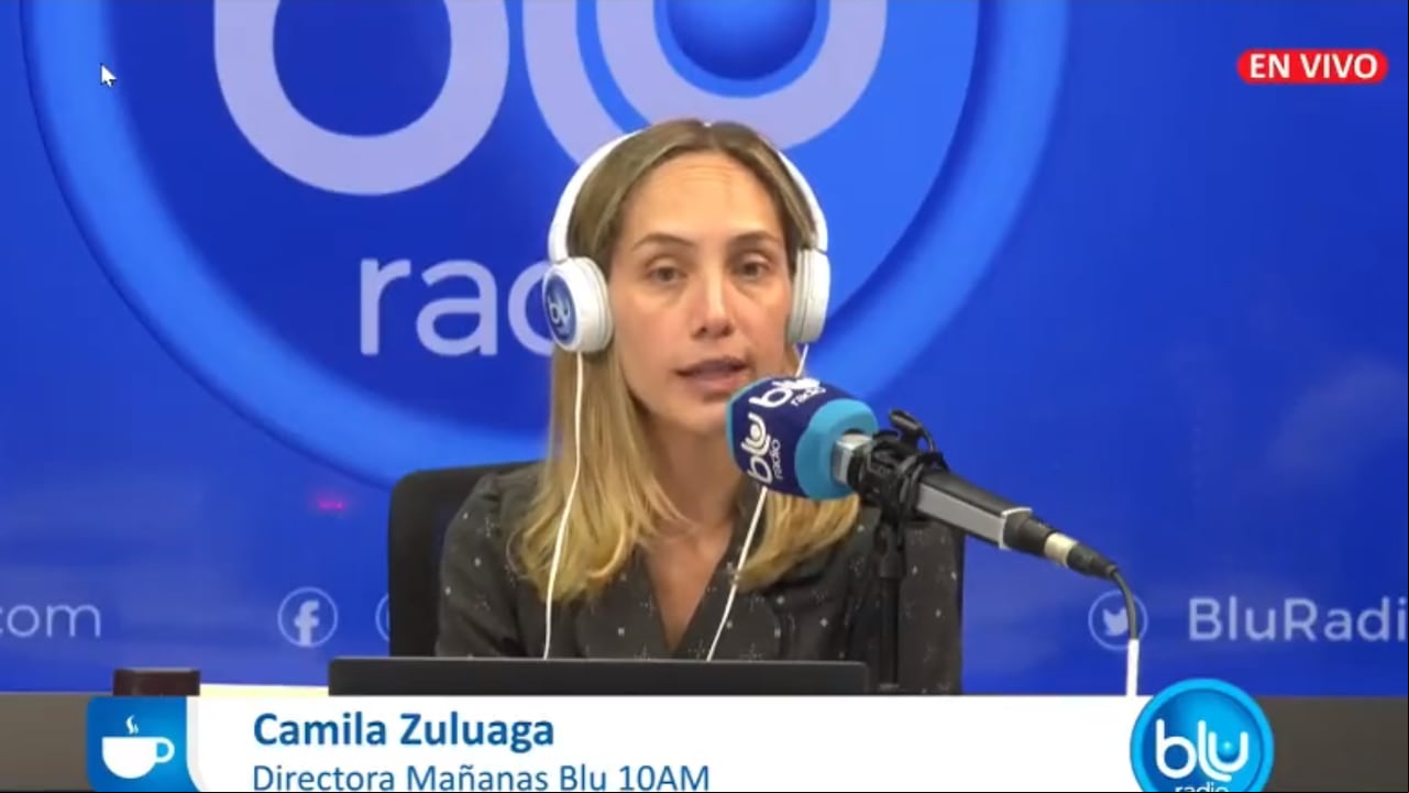La periodista Camila Zuluaga fue criticada fuertemente por sus oyentes.