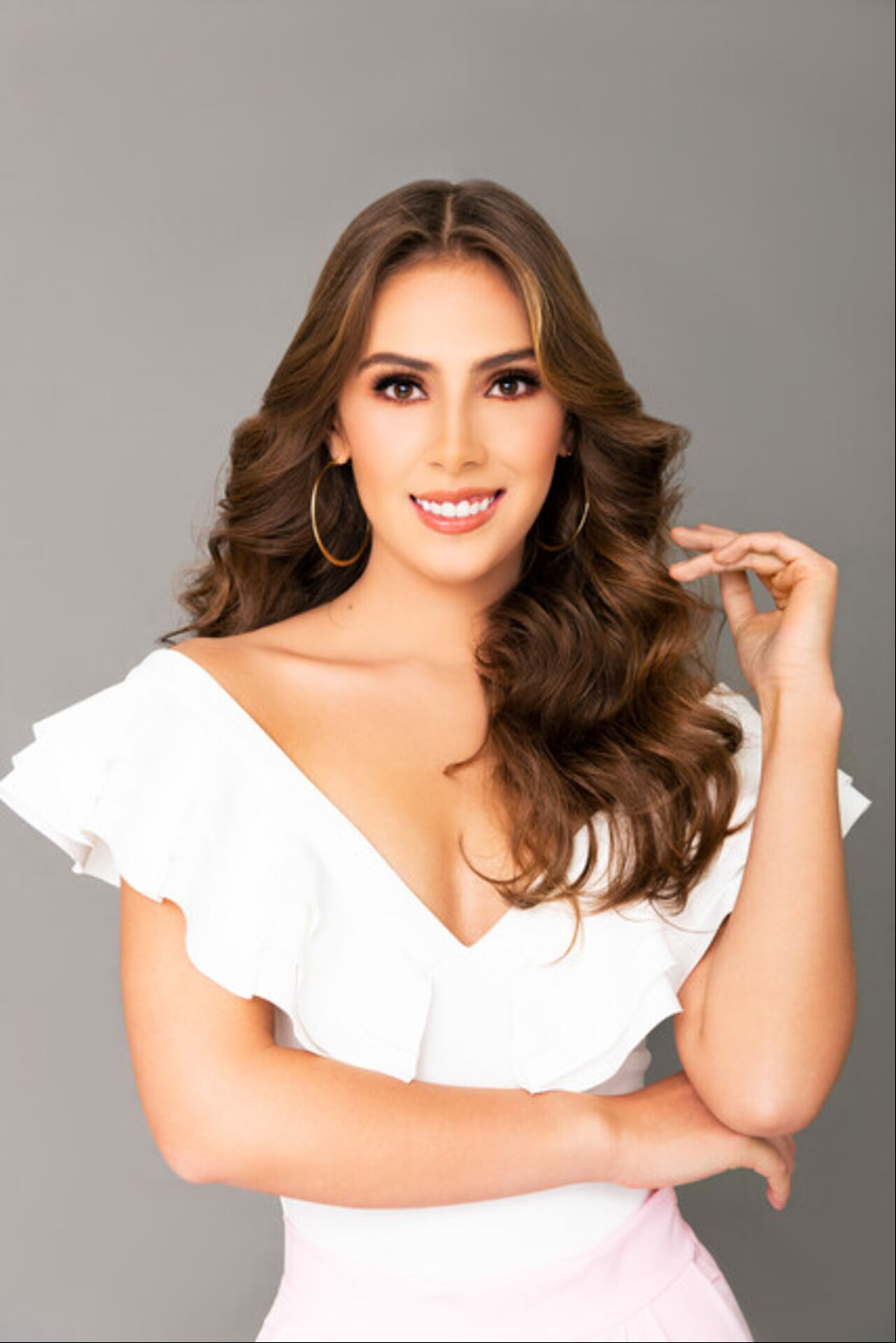 Candidatas a Miss Universe Colombia 2023. En la foto: Laura Valentina Parra Giraldo de Boyacá. Valeria Gallego Salazar de Caldas