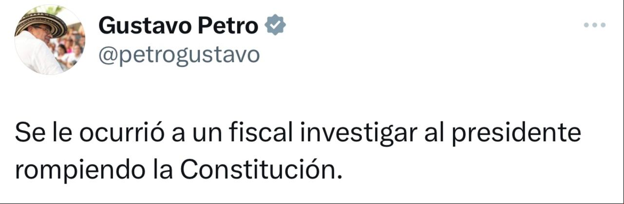 Mensaje presidente Gustavo Petro