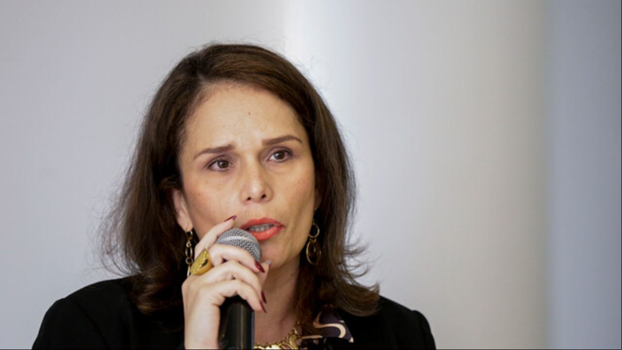 María Constanza García, ministra de Transporte.