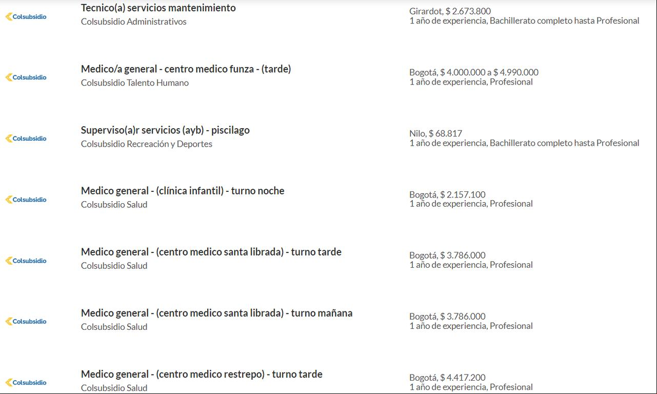 Colsubsidio tiene nuevas ofertas de trabajo, revíselas, ingresando al portal de empleos de Semana en: https://elpais-co.amazoniaemfoco.com/empleos/