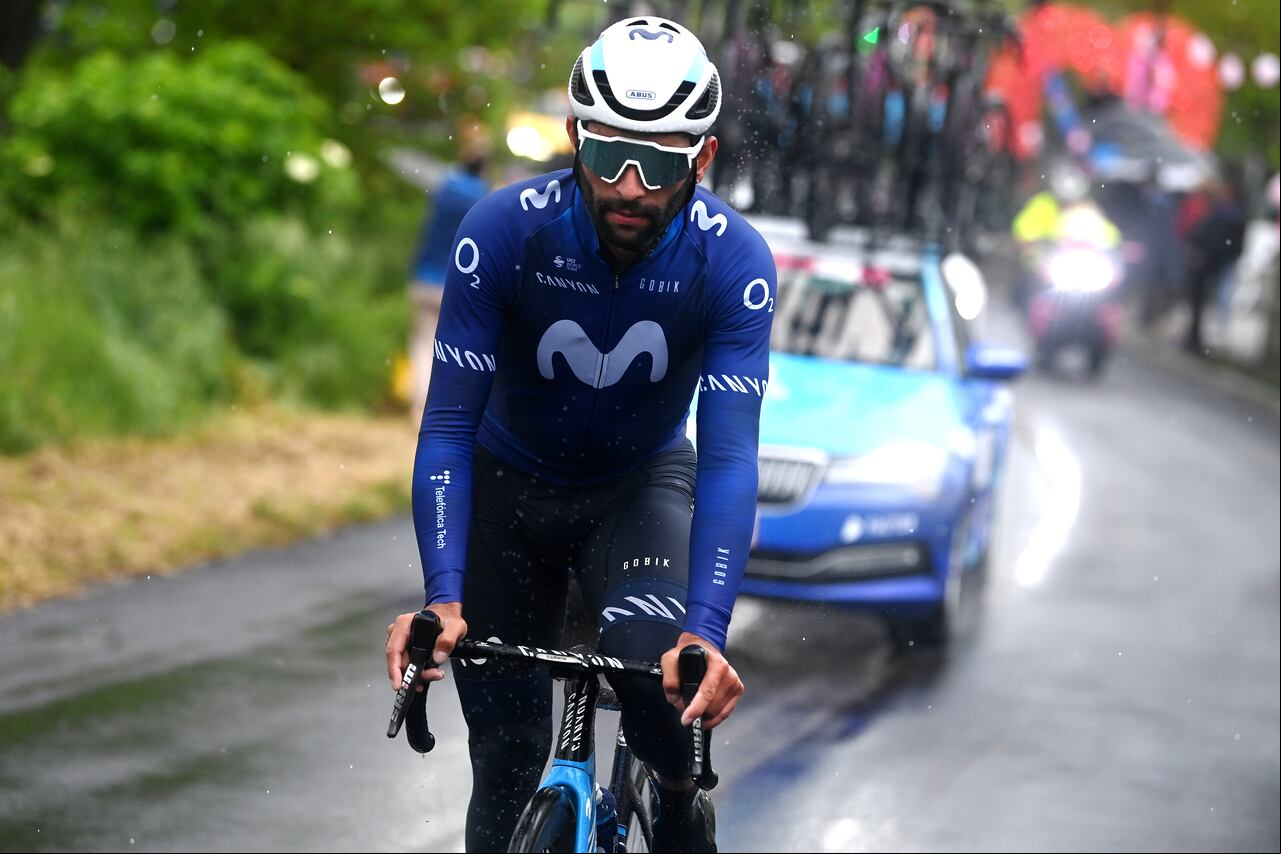 Fernando Gaviria sufrió una caída sobre el final de la etapa 5