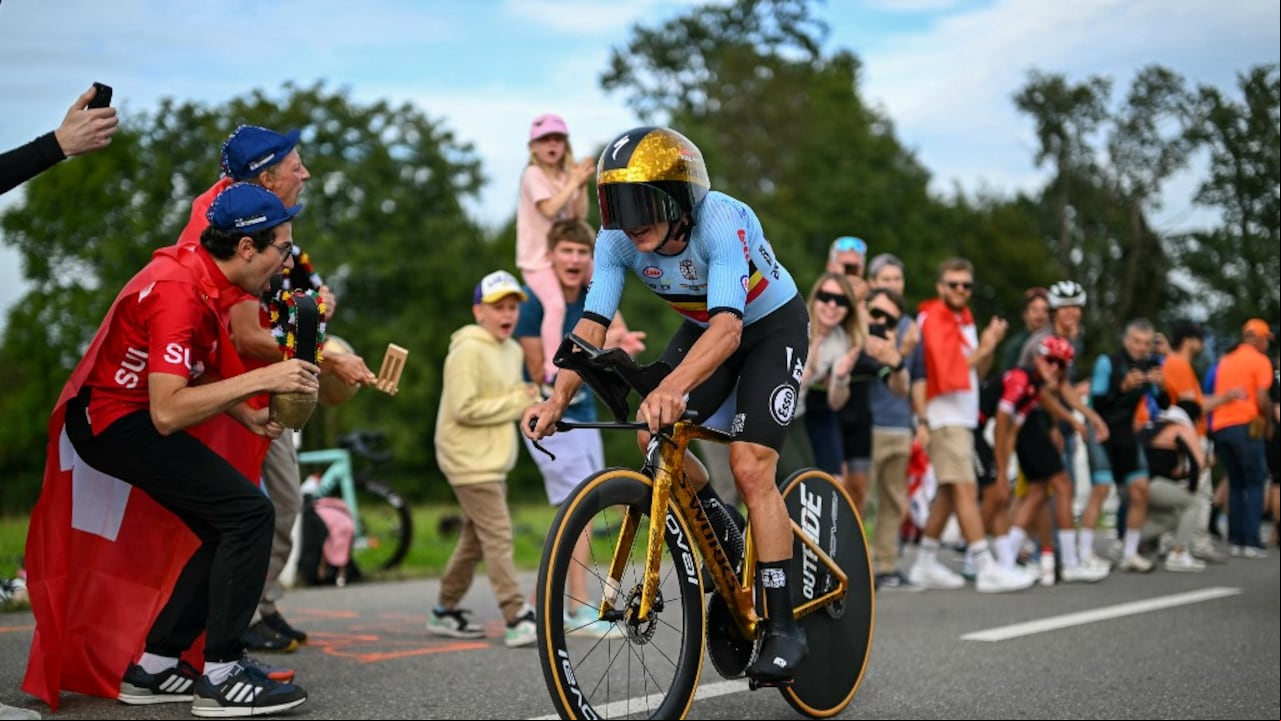 Remco Evenepoel ratificó su título de campeón del mundo de contrarreloj.