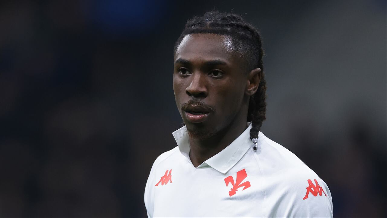 Moise Kean, delantero de Fiorentina