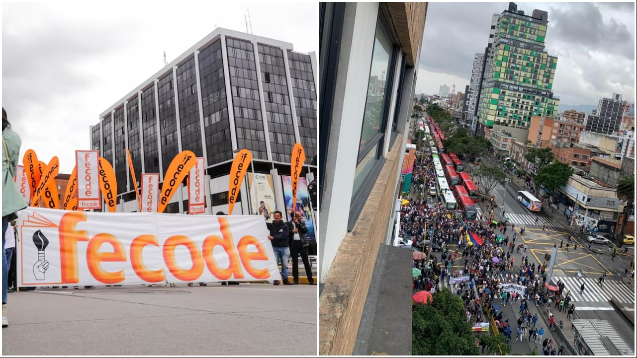 Marchas de Fecode causan el cierre de estaciones de TransMilenio.