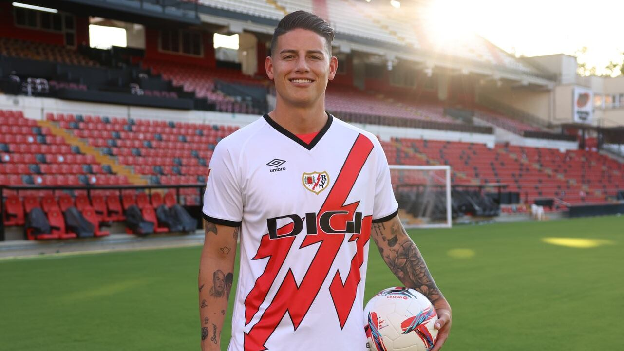James Rodríguez está feliz en su regreso a la liga española