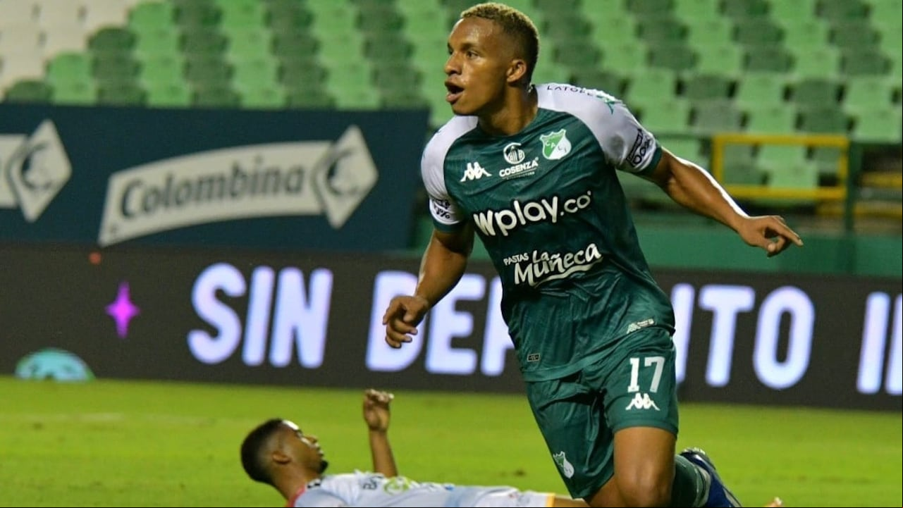 Anotación de Juan José Córdoba, ante Fortaleza, por la fecha 3 de la Liga BetPlay 2024-l.