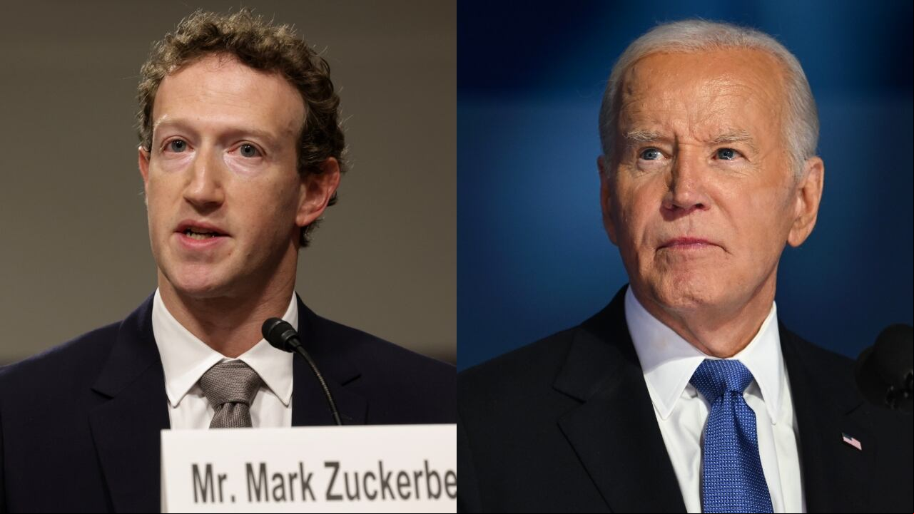 Esto fue lo que dijo el CEO de Meta acerca de la istración de Biden.