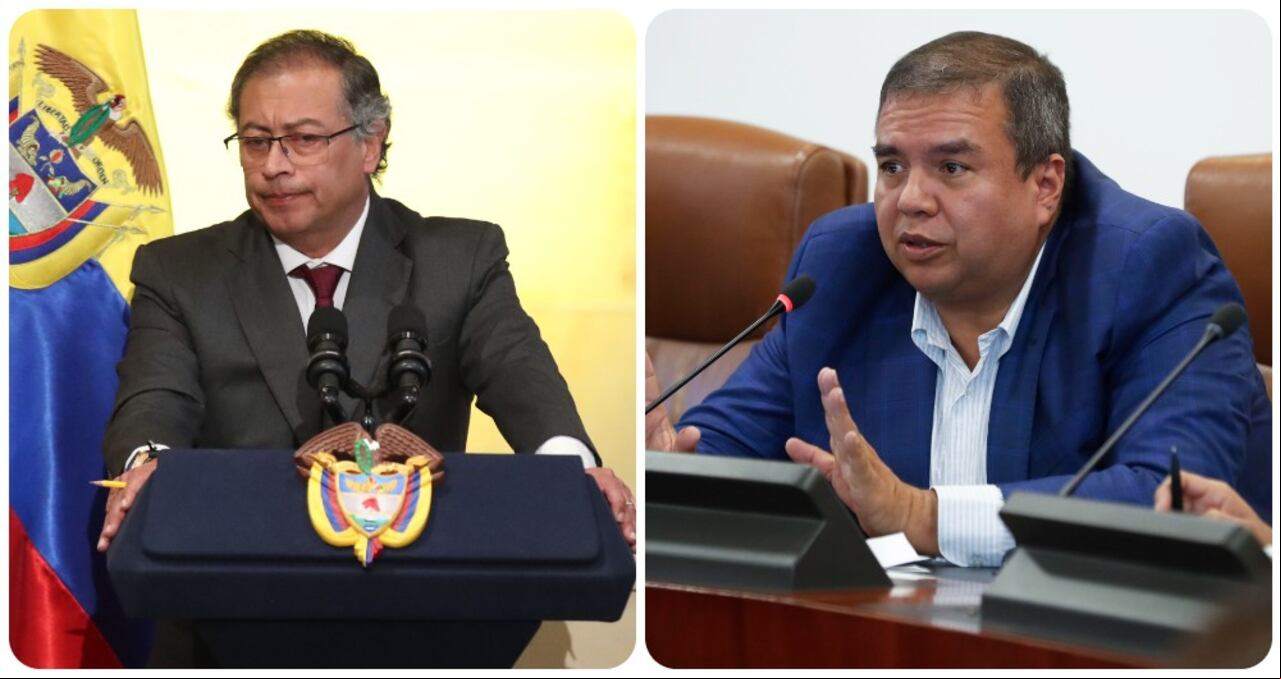Gustavo Petro y Óscar Campo.