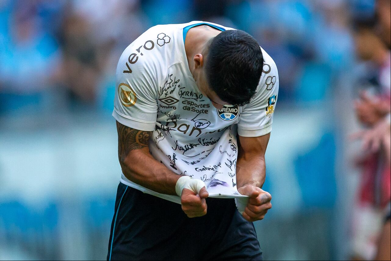 Luis Suárez, delantero de Gremio.