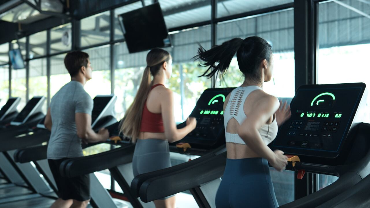 Corriendo en cinta