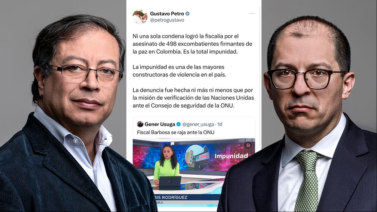 Gustavo Petro Francisco Barbosa. Fiscal General de la Nación. trino