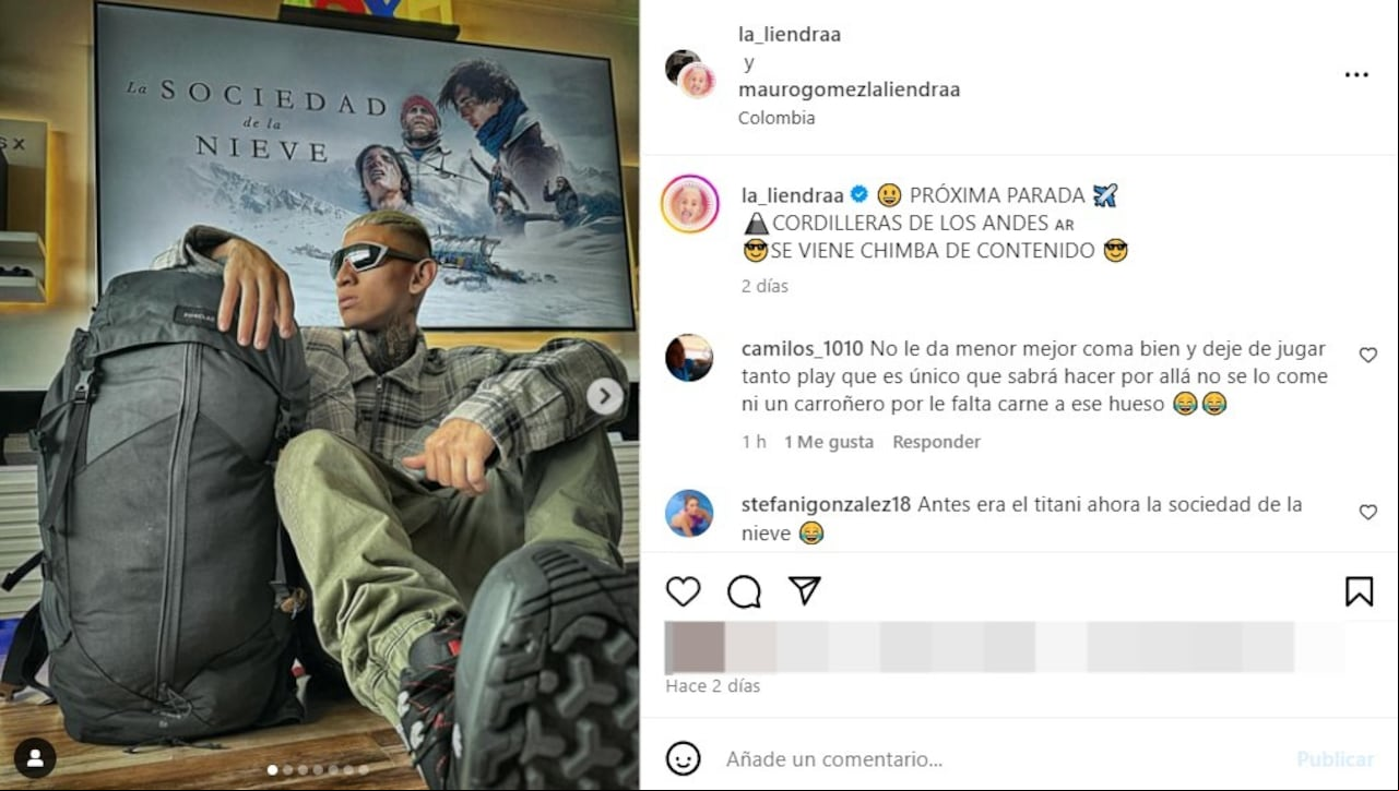 La Liendra prometió que compartirá contenido de calidad