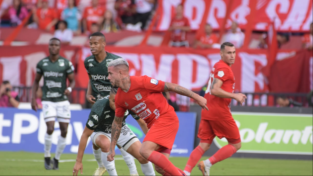 Imagen del clásico vallecaucano entre América de Cali y Deportivo Cali, por la fecha 16 de la Liga colombiana.