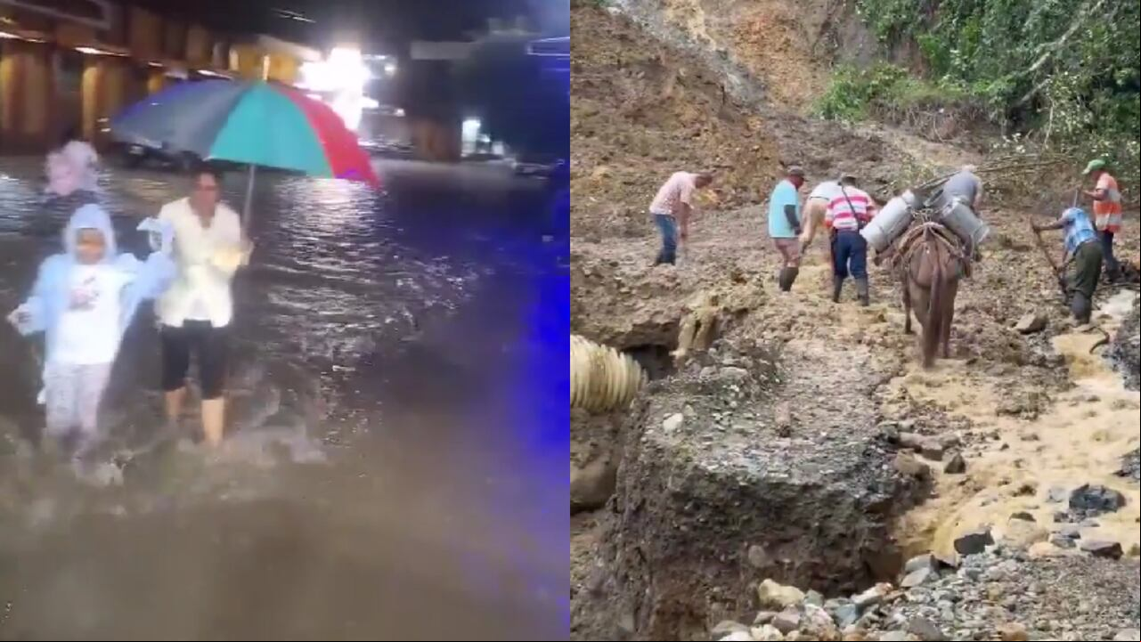 Las lluvias no dan tregua en el Valle del Cauca: pobladores afectados y vías colapsadas