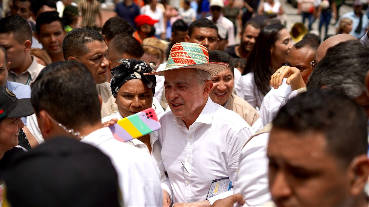 Álvaro Uribe en Valledupar.