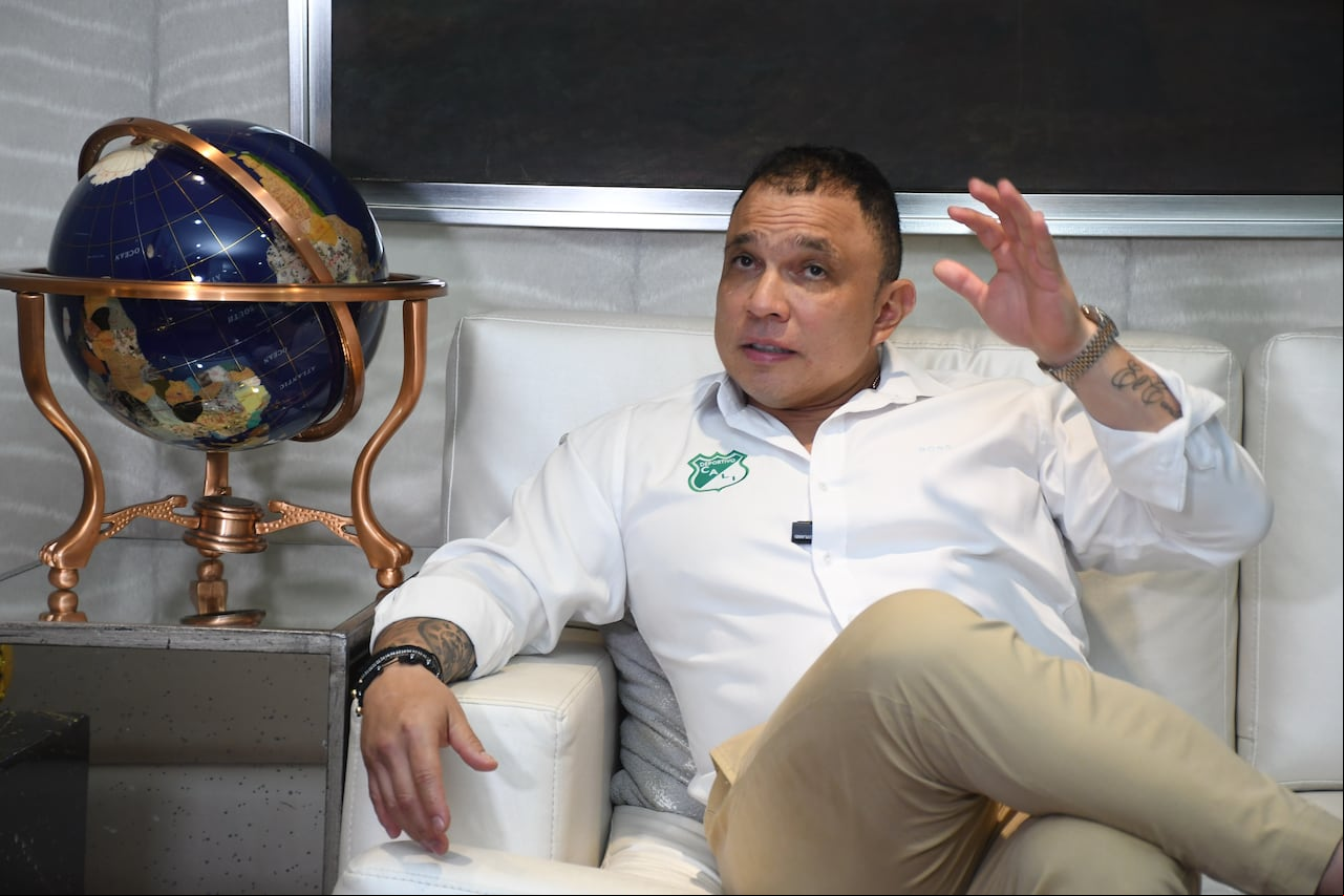 Futbol: Humberto Aria Jr. Presidente del Deportivo Cali: Foto José L Guzmán. El País
