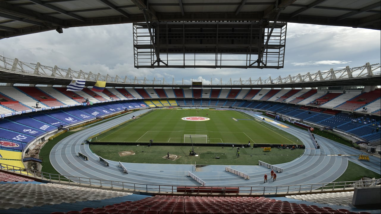 Vista panorámica del estadio Metropolitano de Barranquilla.
