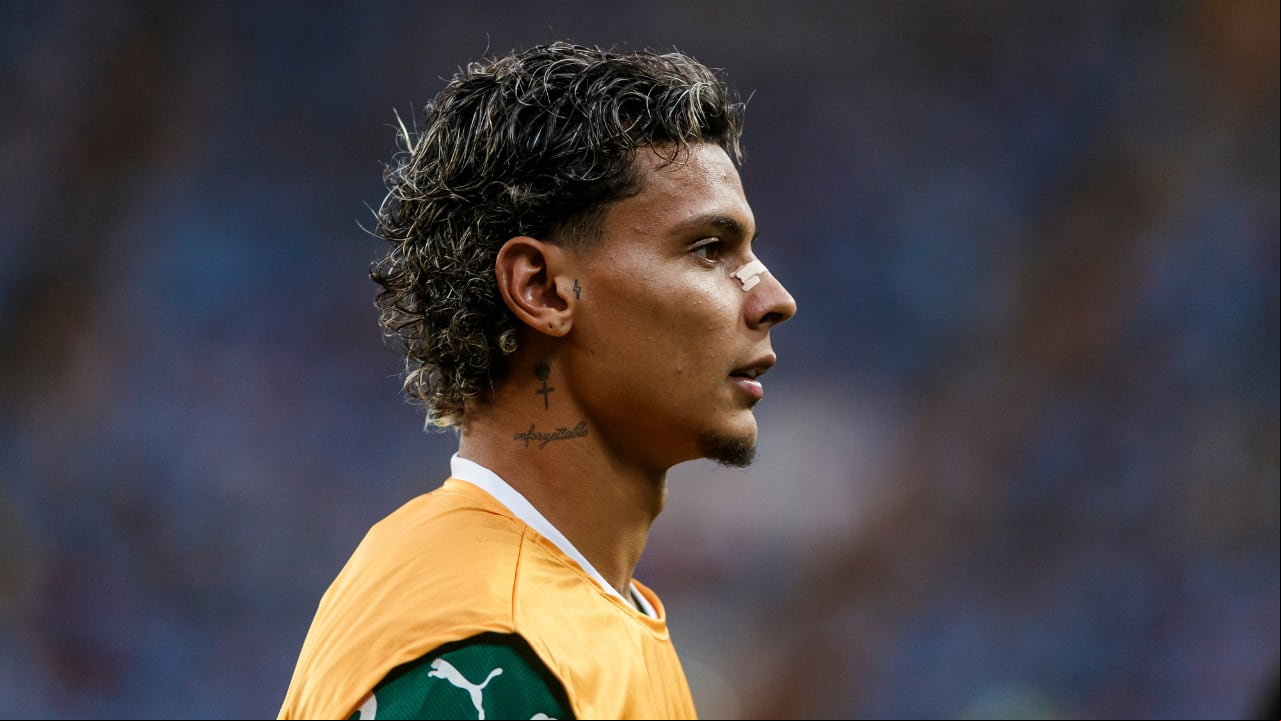 Richard Ríos en Copa Libertadores con Palmeiras
